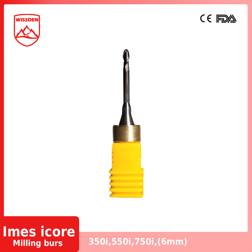 Imes icore Milling Burs For Imes icore Shank dia 6mm-350i/550i/750i Milling Machine