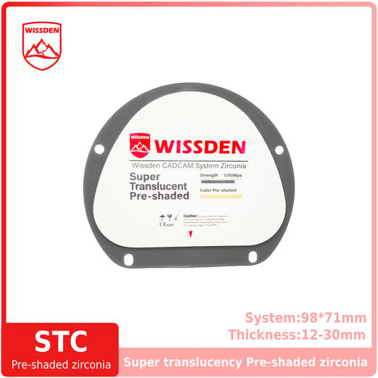 ST-C Sistema de zirconio precoloreado de 71 mm